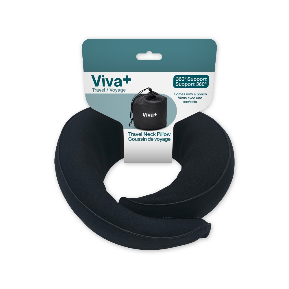 Image Coussin de voyage pour la nuque avec sac de transport